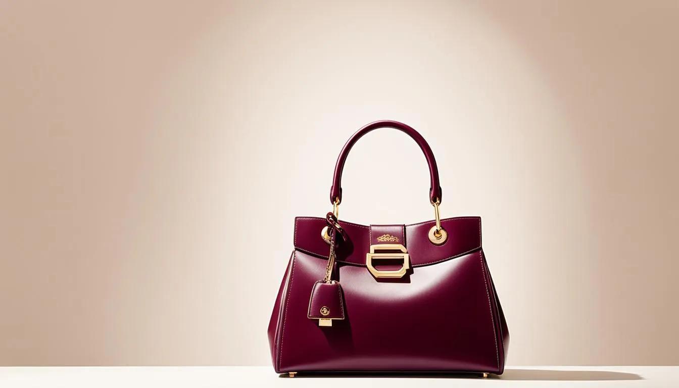 Bold Burgundy Handbag