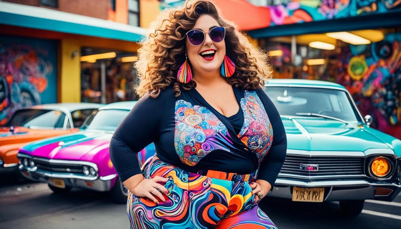 plus size 70s fashion