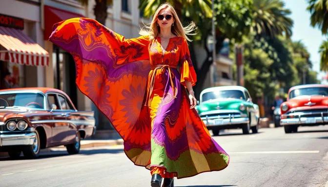 Retro Chic : Embrace the 70s Fashion Dress Revival