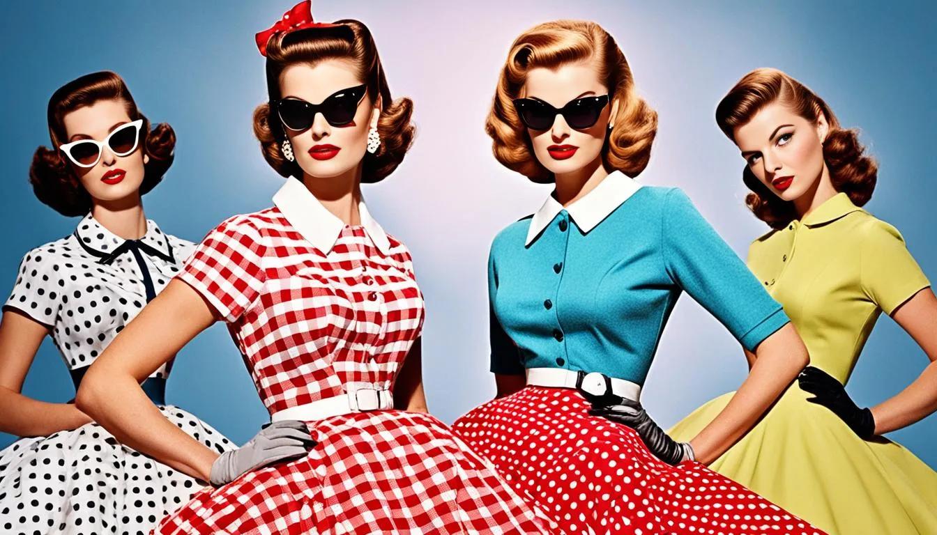 fashion trends in the 1950s