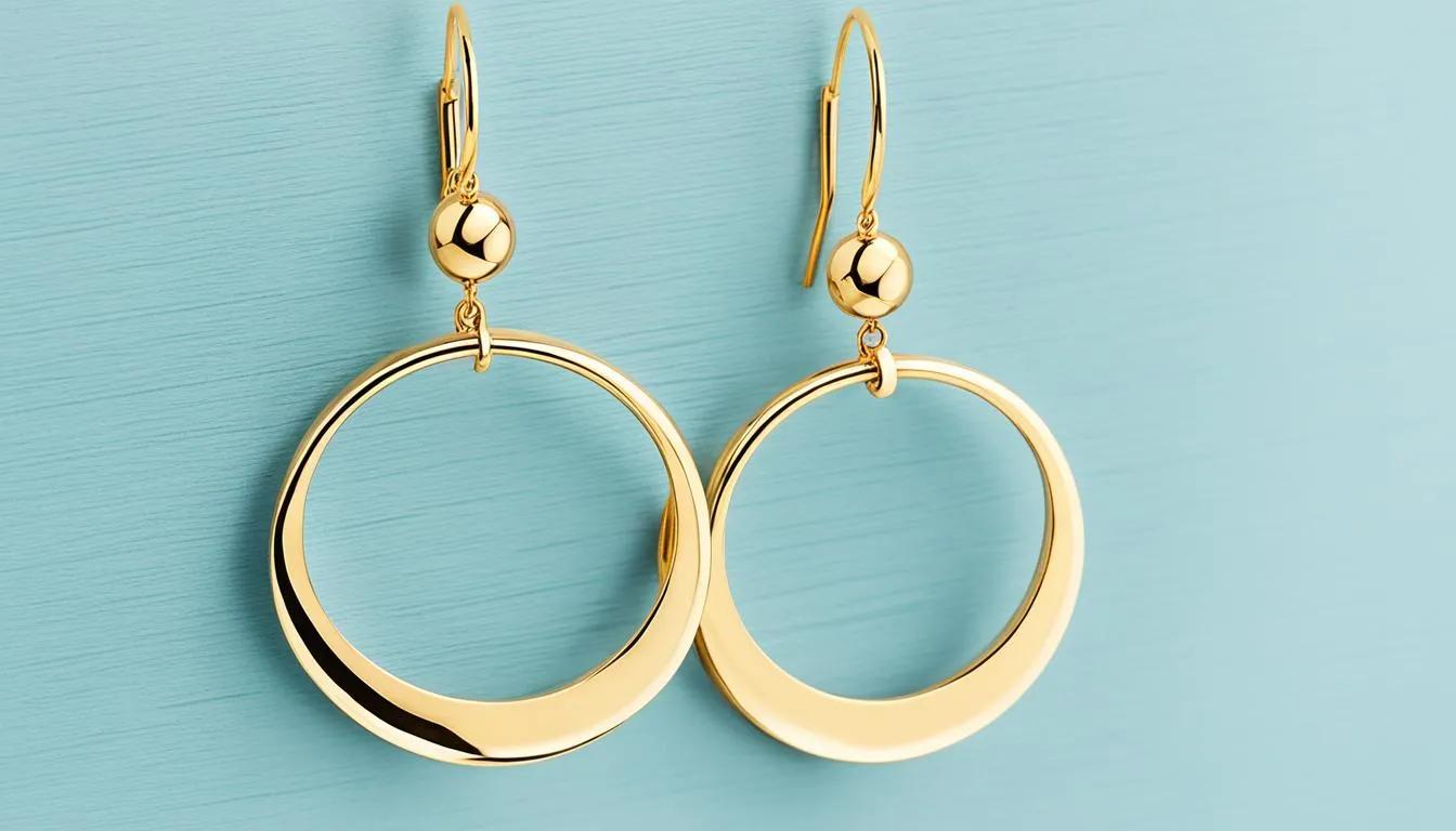 chunky gold hoop earrings